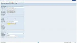Configuration of the ServiceNow interface
